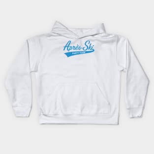 Après-Ski – Party Team (Lettering / Apres Ski / Apresski / Blue) Kids Hoodie